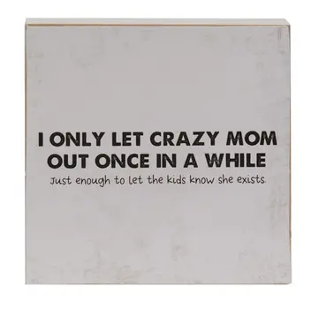 Weird Mom Square Block, 2 Asstd.