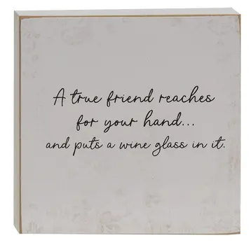 A True Friend Square Block, 2 Asstd.