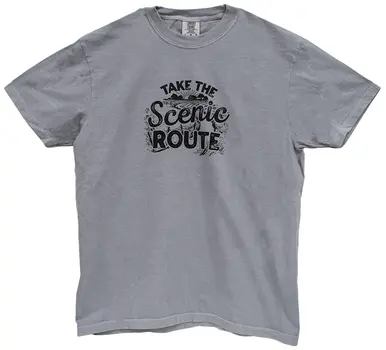 Comfort Colors® Scenic Route T-Shirt, Granite, L219XXL