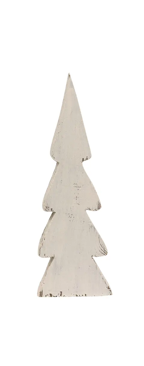 Distressed Wooden Christmas Color Trees, 3/Set