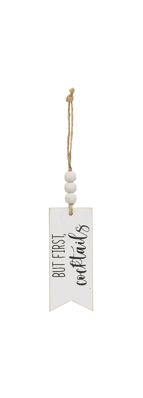 Beaded Script Wine Tag, 4 Asstd. 36866;