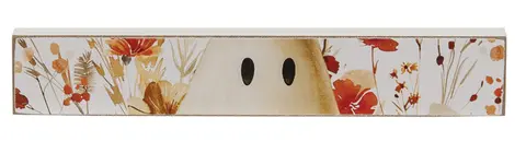 Trick or Treat Floral Ghost Mini Stick, 3 Asstd.