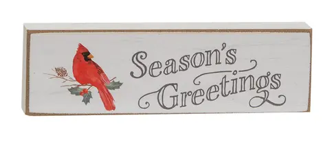 Vintage Season's Greetings Mini Block, 3 Asstd.