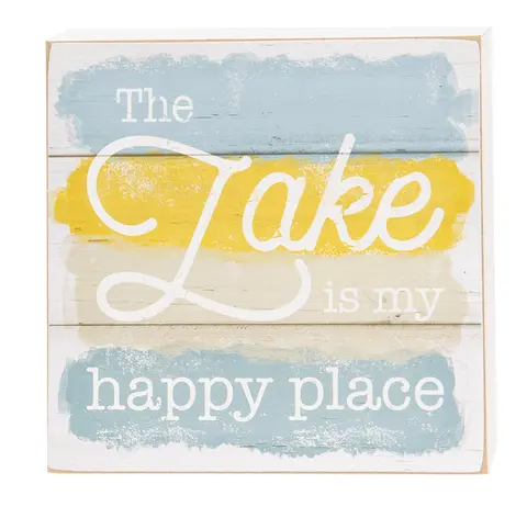 Lake Box Sign, 3 Asstd.