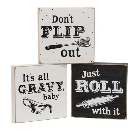 It's All Gravy Square Block, 3 Asstd.