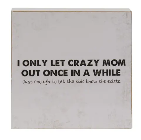 Weird Mom Square Block, 2 Asstd.