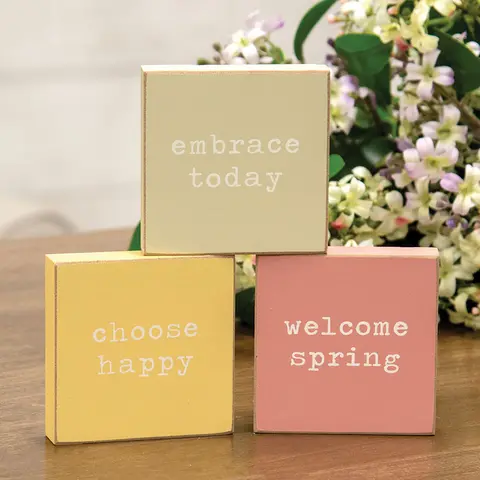 Choose Happy Block - 3 Asstd., 39050