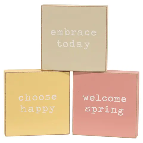 Choose Happy Block - 3 Asstd., 39050