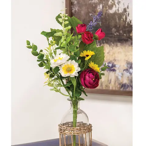 Breezy Summer Blooms Pick - 16", SA112619