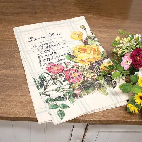 Pecan Pie Recipe Tea Towel - 18" x 28", 19900