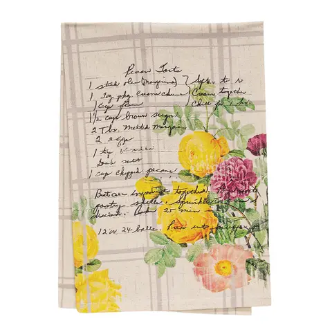 Pecan Torte Recipe Tarts Towel - 18" x 28", 19901