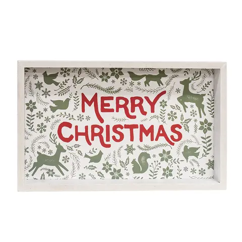 Merry Christmas Yuletide Folklore Friends Box Sign 38670