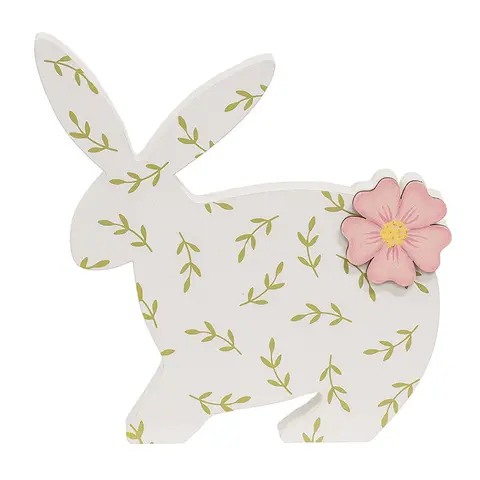 Wooden Bunny Bloom Sitter - 3 Asstd.