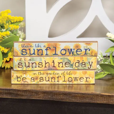 Watercolor Sunflower Mini Sticks - 3 Asstd., 39040