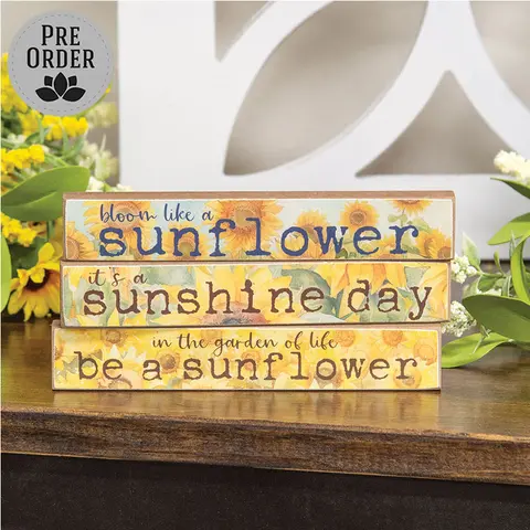 Watercolor Sunflower Mini Sticks - 3 Asstd., 39040