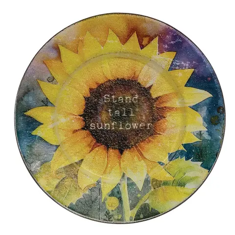 Sunflower Trinket Trays 3 Asstd., 39041