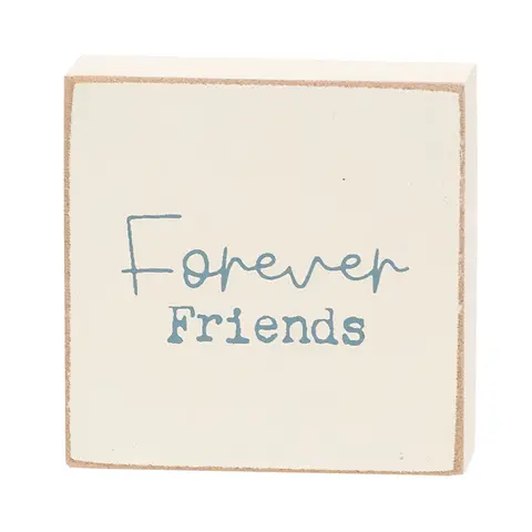 Forever Friends Vintage Floral 2" Square Block - 4 Asstd., 39049