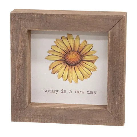 Daisy Framed Sign - 3 Asstd. , 39051