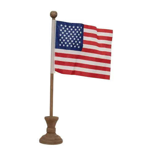 Pedestal with Flags, 3/Set, 39052