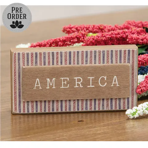 America Striped Block, 39055