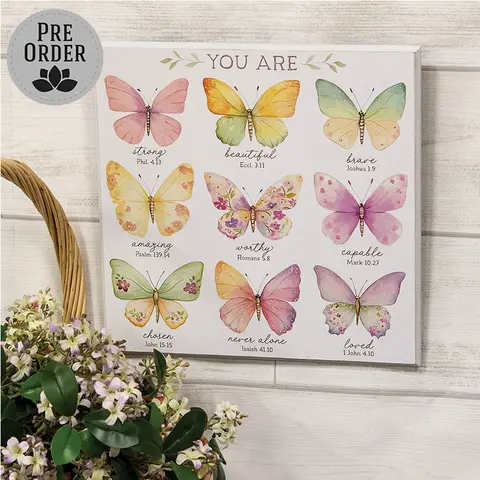 Butterfly Grid Sign, 39056