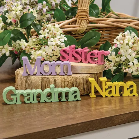 Grandma, Mom, Nana, Sister Word Sitter - 4 Asstd., 39059
