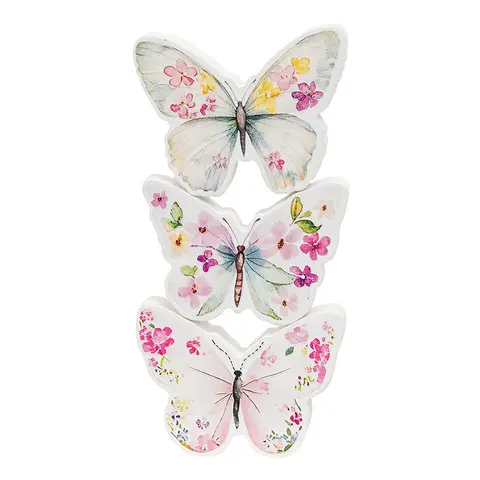 Floral Butterfly Sitter - 3 Asstd., 39061