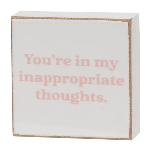 Not Sick of You 2" Square Block - 4 Asstd., 39066