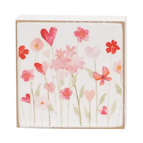 Kinda Obsessed 2" Square Block - 4 Asstd., 39067