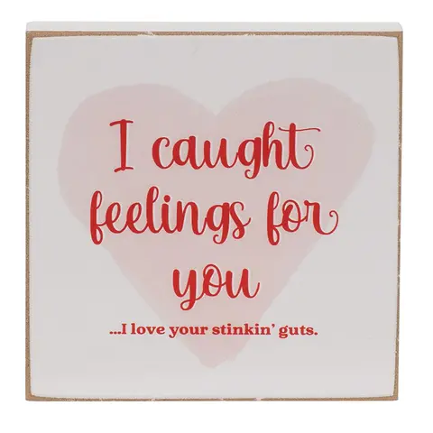 Caught Feelings 4" Square Block - 3 Asstd., 39068