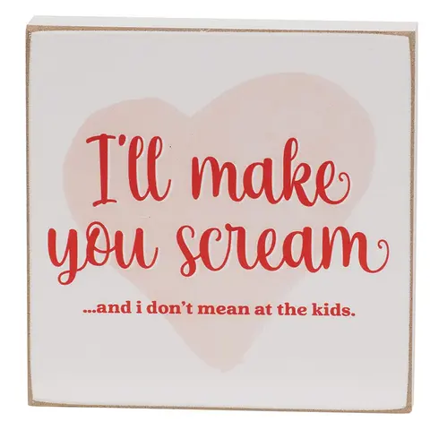 Caught Feelings 4" Square Block - 3 Asstd., 39068