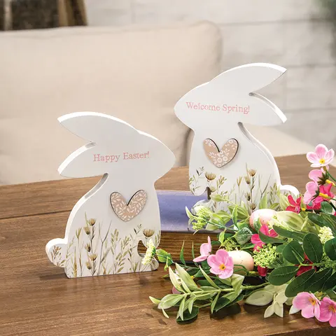 Bunny Floral Sitter - 2 Asstd.