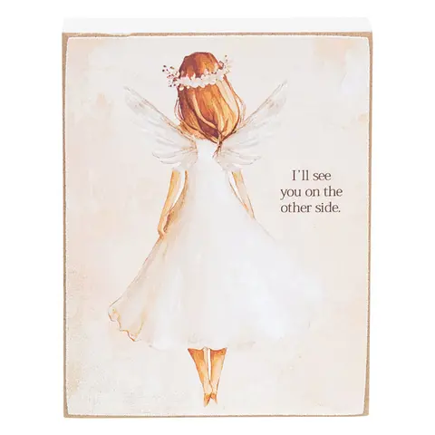 Angel Watching Block - 3" x 4" - 3 Asstd., 39087