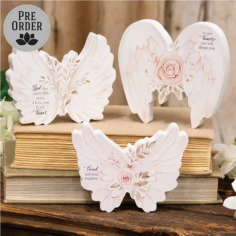 Comforting Words Angel Wing Sitter - 3 Asstd., 39088