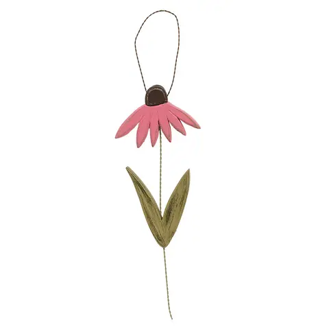 Distressed Wood Coneflower Hanger - 2 Asstd., 39119