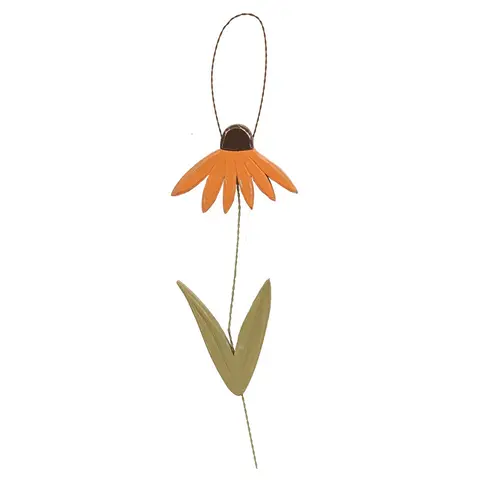 Distressed Wood Coneflower Hanger - 2 Asstd., 39119