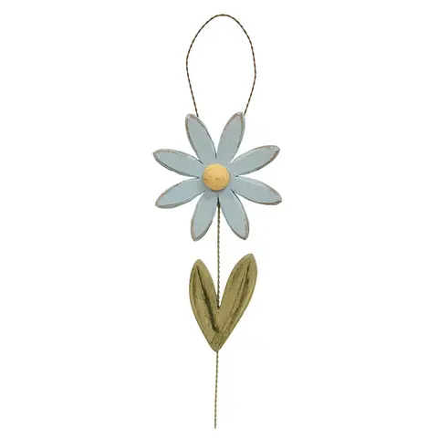 Distressed Wood Daisy Hanger - 2 Asstd., 39155