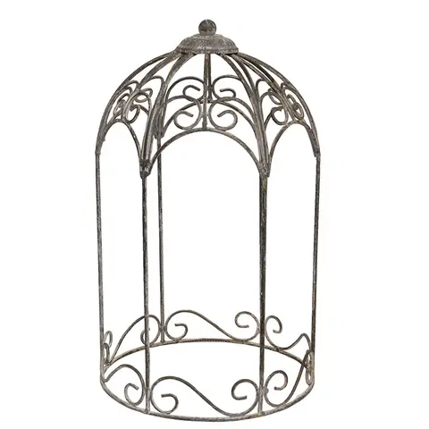 Metal Ornate Birdcage Planter, 70232