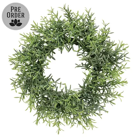 Dusty Rosemary Candle Ring - 4 In, CB042634