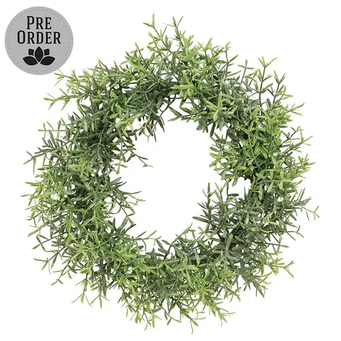 Dusty Rosemary Candle Ring - 6-1/2 In, CB042636
