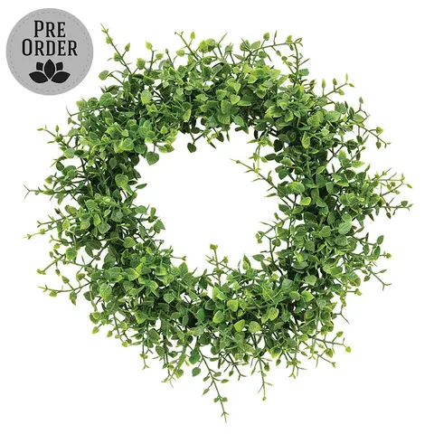Verdant Baby Eucalyptus Candle Ring - 6-1/2 In, CB042656