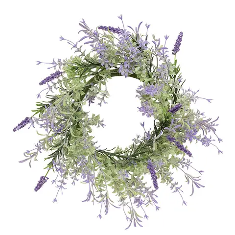 Golden Trumpet & Lavender Candle Ring - 6-1/2 In, CB042641