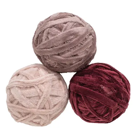 Valentine Velvet Wrapped Bowl Filler - 2.5" - 3 Asstd., CW5023