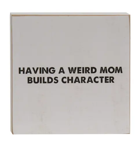 Weird Mom Square Block, 2 Asstd.