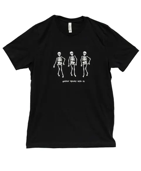Gettin Spooky With It T-Shirt, Black, L205