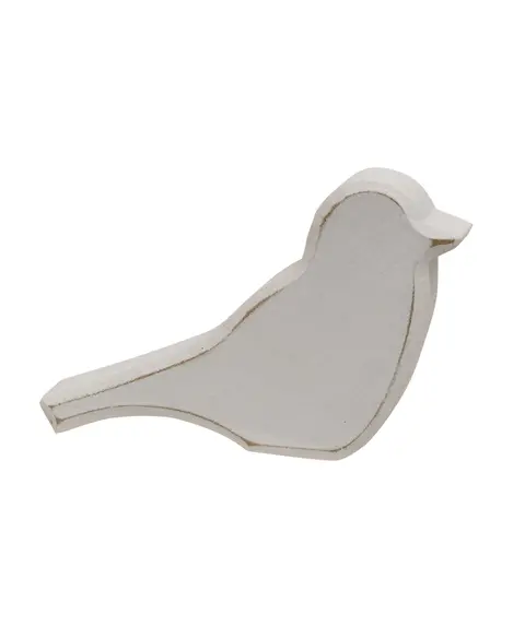 Distressed Chunky Wooden Spring Bird, 3 Asstd.