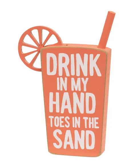 Beach Drink Block Sitter, 3 Asstd.