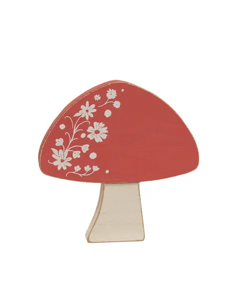 Spring Floral Chunky Mushroom Sitters, 3/Set