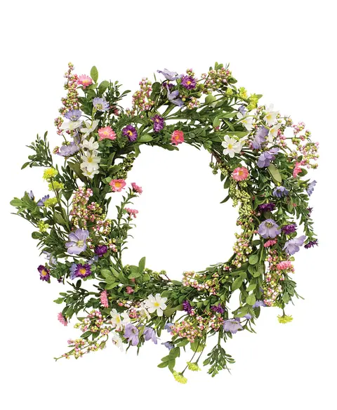 Spring's Chorus Wreath, 22"