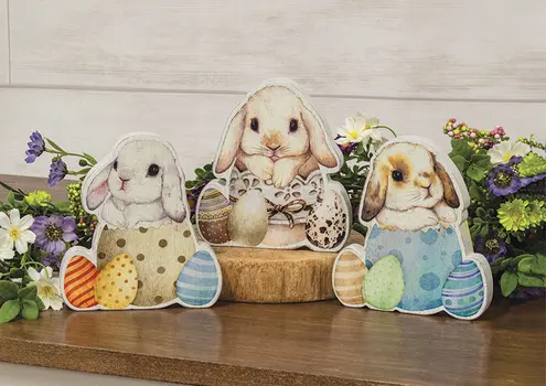 Chunky Hatching Baby Easter Bunny Sitter, 3 Asstd. 38262